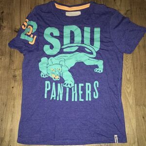 Blue mens Super dry  Superdry Panther Jaguars Japan model T shirt XL